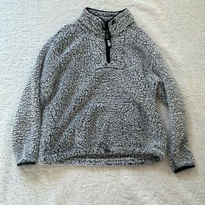 VS PINK 3/4 Zip Sherpa